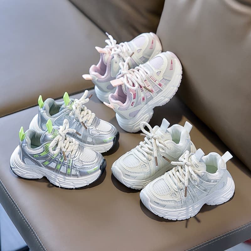 Children's Sports Shoes 2026 Spring New Models for Small and Medium-Sized Kids, Running Shoes for Boys and Girls, Lightweight Soft-Soled Casual Dad Shoes