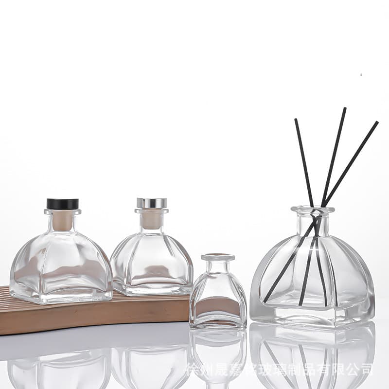 50ml Mongolian Yurt Aroma Bottle Glass Bottle Reed Diffuser Scent Bottle Car Perfume Empty Bottle Decoration Factory Wholesale