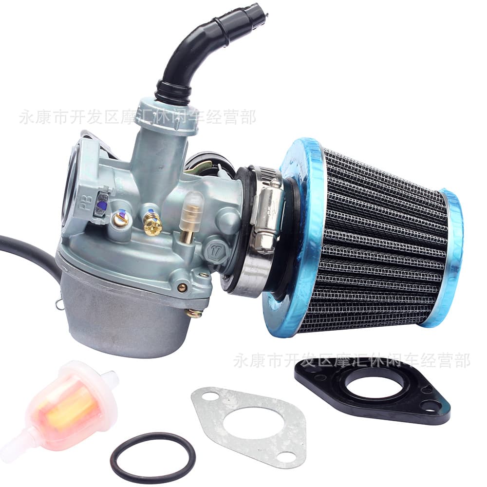 Off-road ATV Quad 50-110CC PZ19 Carburetor Air Filter Gasket Oil Filter Semi-Aluminum Zinc