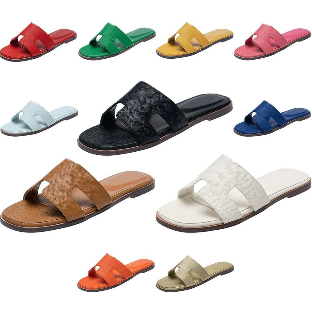 2026 European and American Classic Flat Sandals Slippers Women African