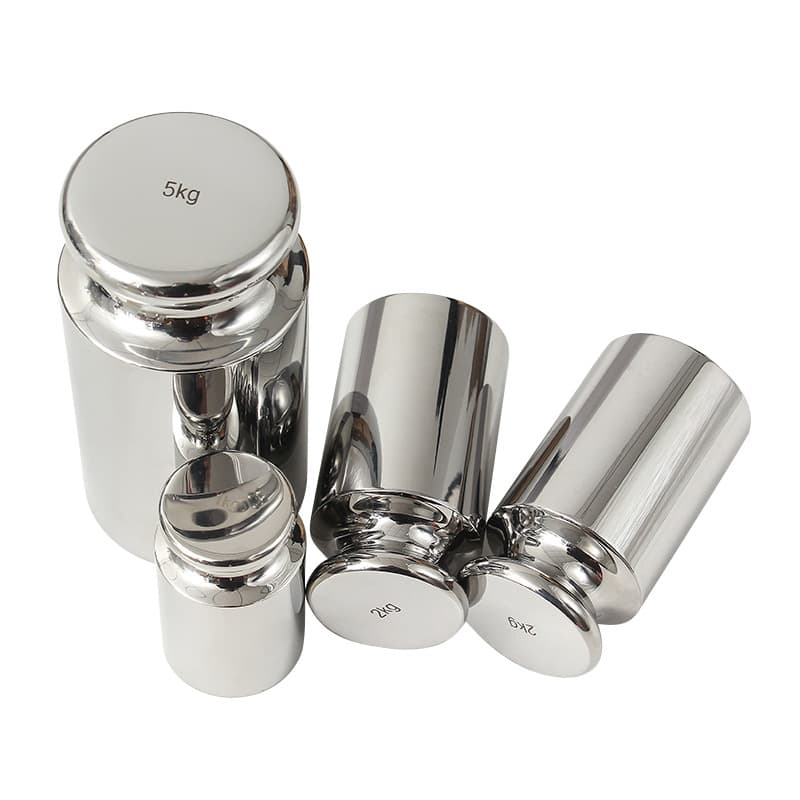 25kg F2 grade stainless steel lock-type calibration standard weight, M1 grade handle lock weight with aluminum box.