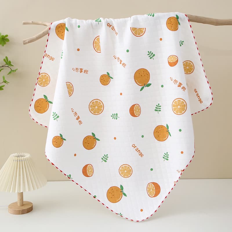 New Three-Layer Cotton Swaddle Blanket for Newborns, Full Cotton Maternity Ward Baby Wrap, Infant Bath Towel, Baby Products