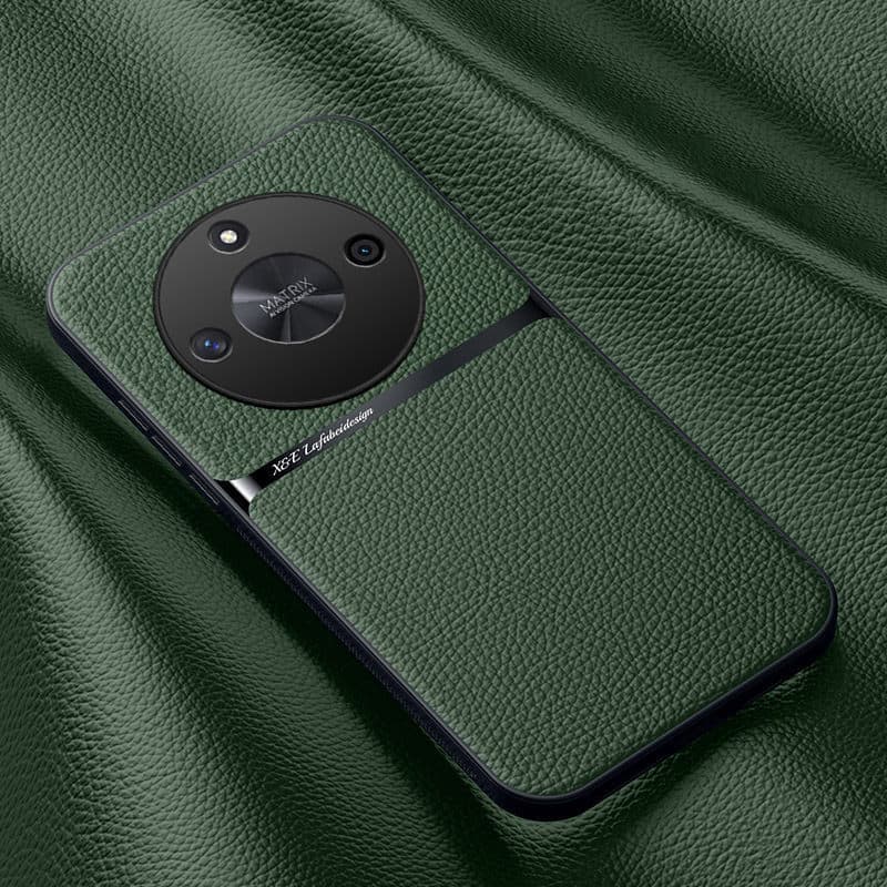 For Honor X60 Phone Case, Honor X60 Pro Shockproof Magnetic Leather Texture Case