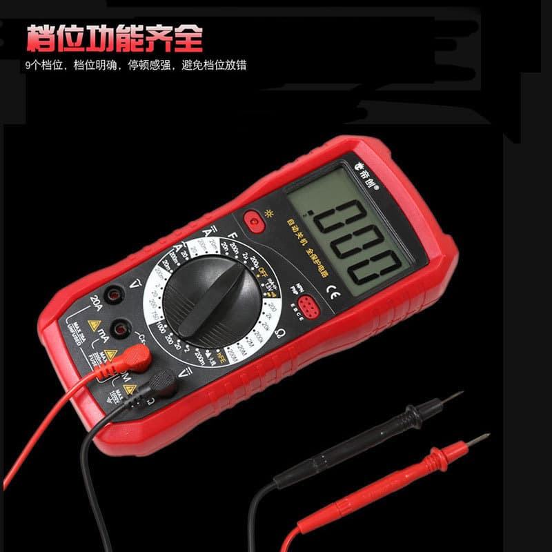 Dichuang Brand Digital Multimeter Voltage Resistance Electrician Digital Display Clamp Meter AC/DC Portable Tool