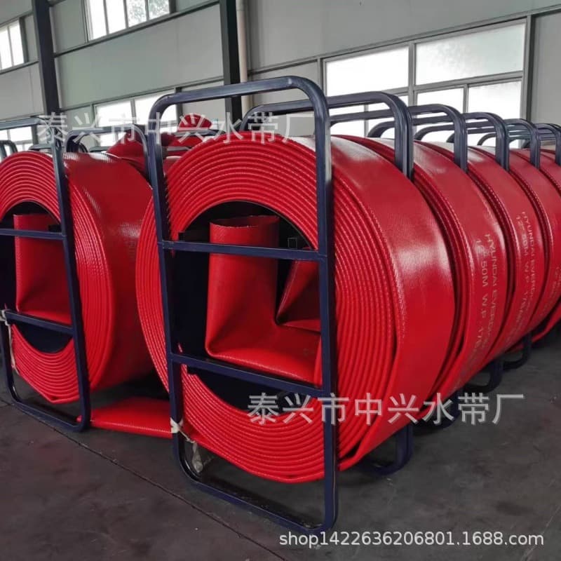 Double-Sided Polyurethane Hose for Rescue and Shale Gas Mining Oil Transport Long-Distance Water Supply, TPU High-Pressure Fire Hose