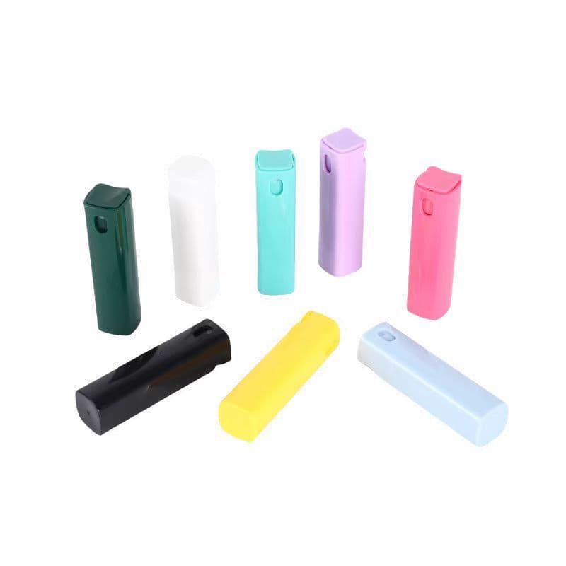 10ml square tube spray bottle for outing mini portable perfume alcohol mosquito repellent plastic square bottle travel