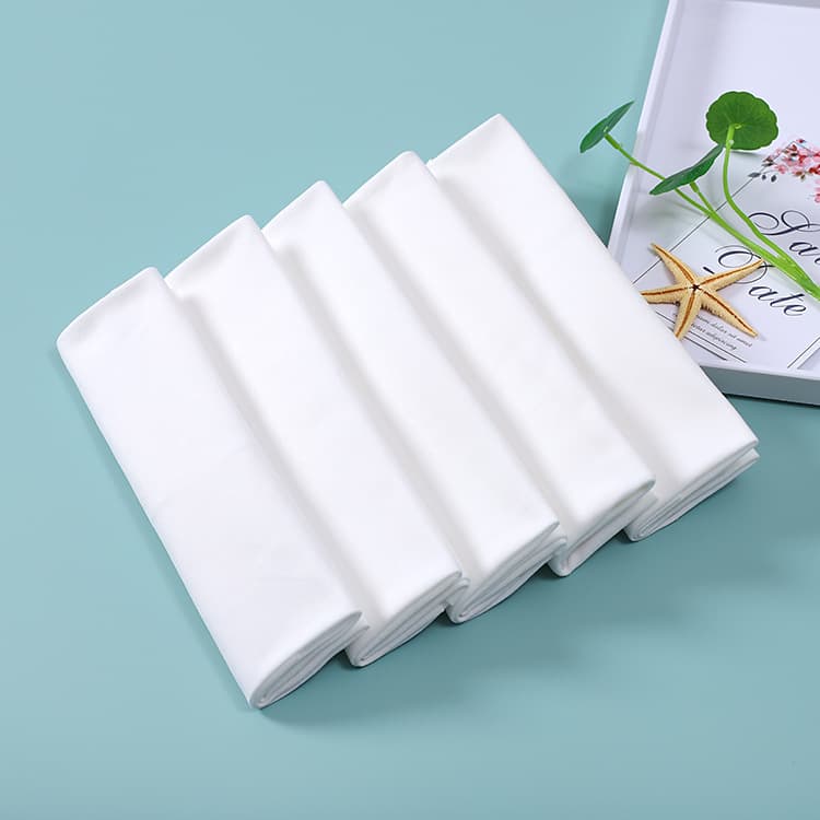 Washable White Cotton Diaper Cloths for Newborns, 10-Pack Pure Cotton Diaper Supplies