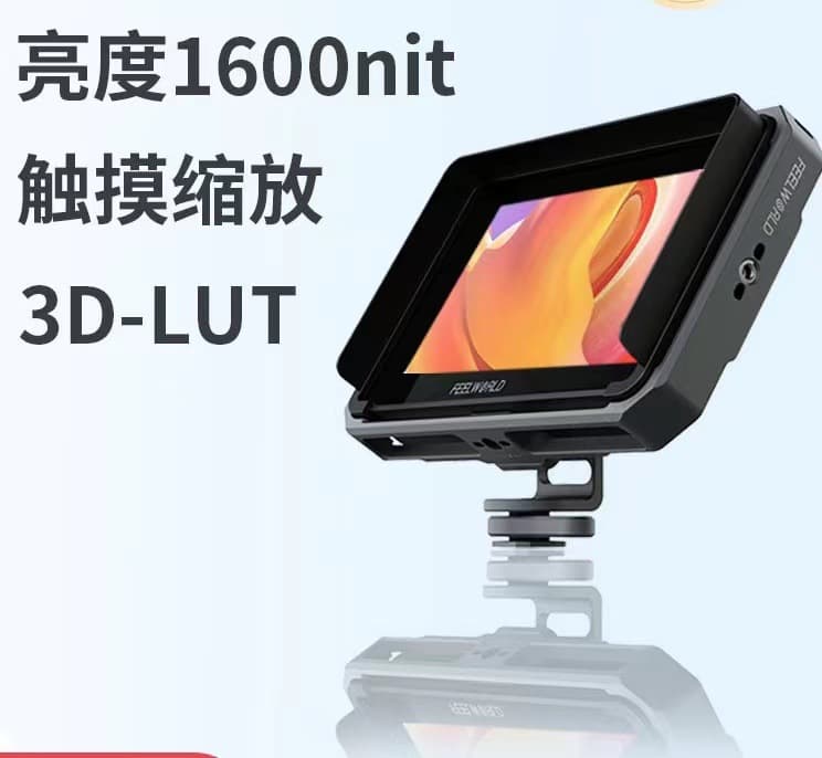 FVide F6PLUSX 5.5-inch High-Brightness Monitor, 4K HDMI for Mirrorless/DSLR, Touchscreen HD External Display