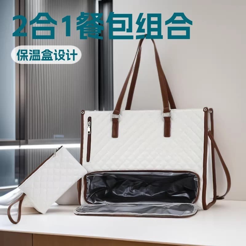 Cross-border Hot-selling Women's Bag Large Capacity Multi-functional Compartment Lunch Bag 2026 New Insulated Bag Women's Handbag Tote Bag