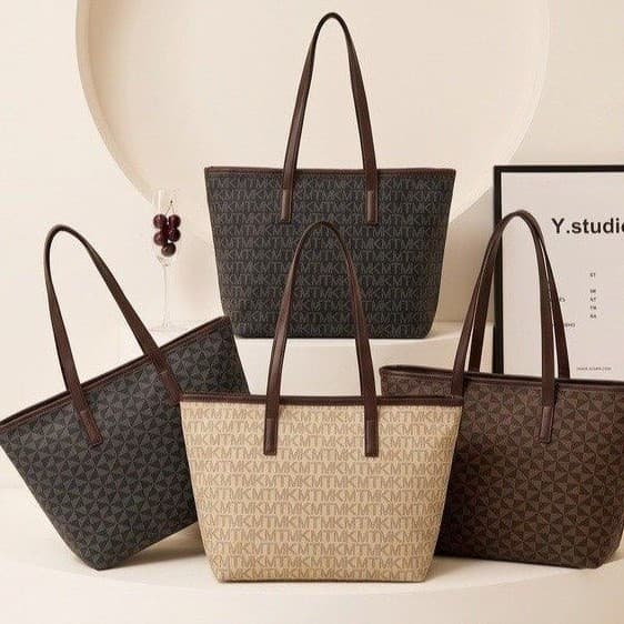 Trending Cross-Border Bag New Style Large Capacity Handbag Women Retro Print Shoulder Bag Fashion Versatile Tote Bag