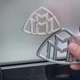 Mercedes Maybach S-Class Illuminated Side Badge Cover S480 S580 S680 Side Emblem Cover Shell