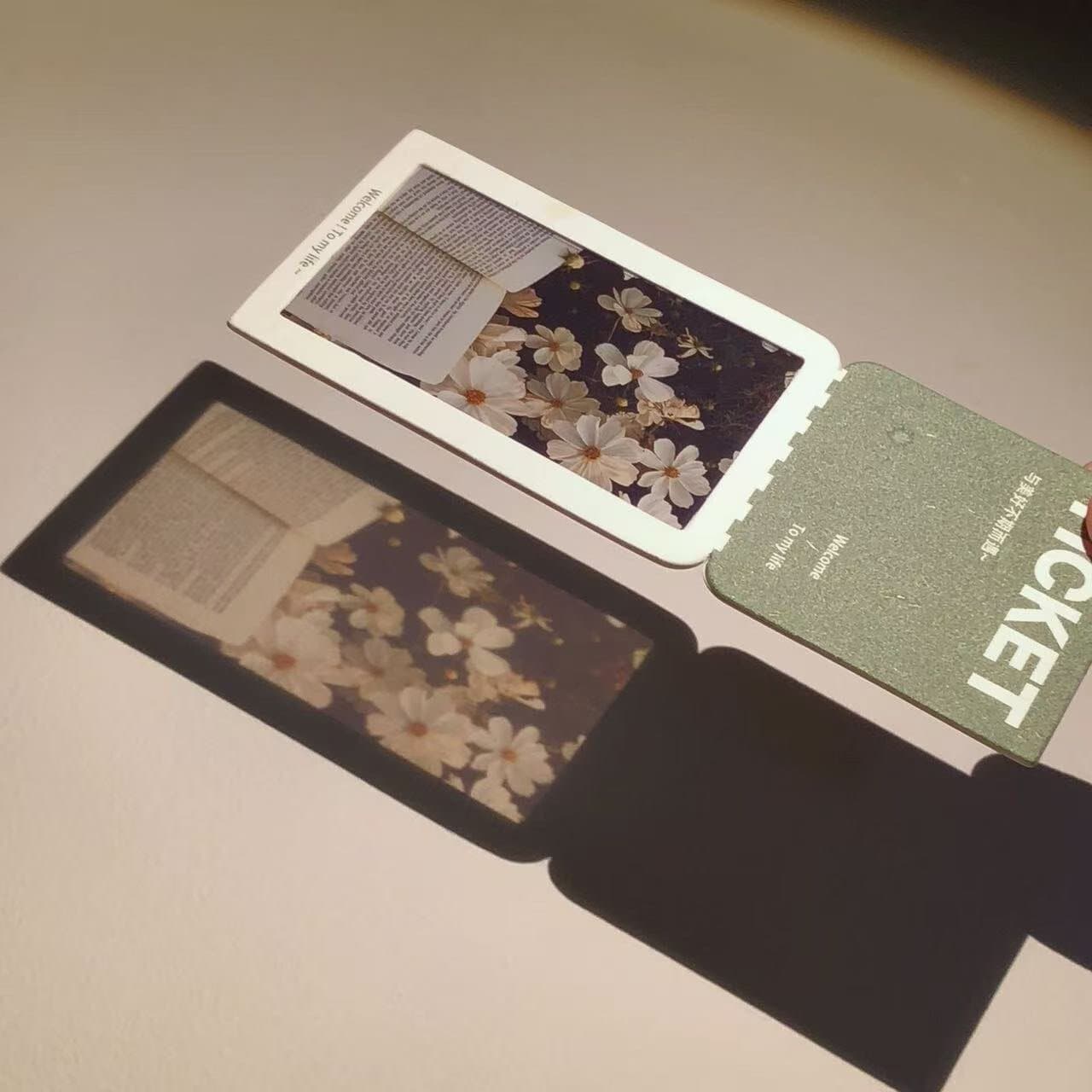 Reversal Film Postcards Commemorative Tourism Check-In Creative Cultural Light Shadow Postcards Ticket Stubs Custom