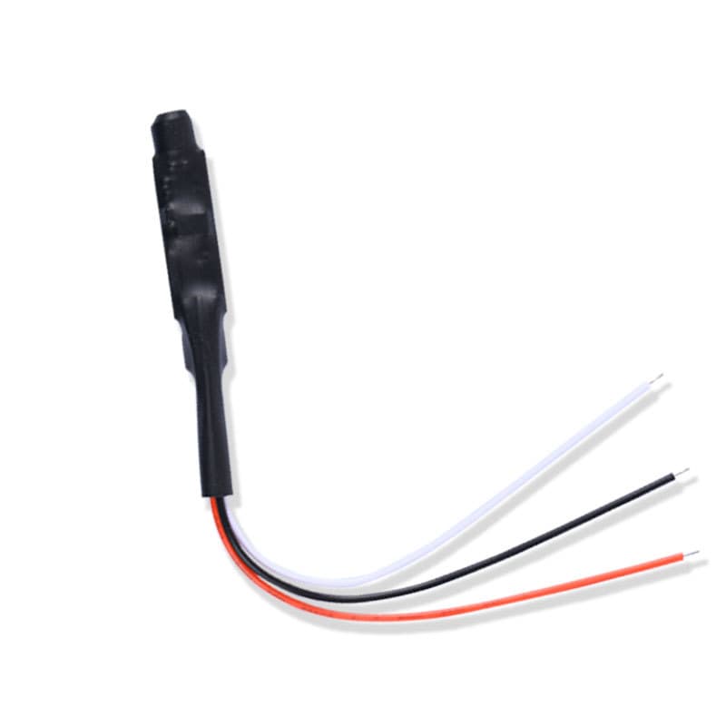 Surveillance network camera probe with built-in HD pickup, linear sound collector, microphone head, audio sensor