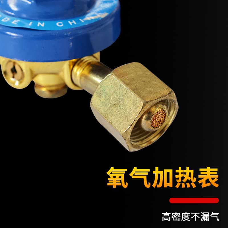 Alloy Oxygen Pressure Reducer for Oxygen Cylinders, Pressure Reducing Valve Yqy-08, Shock-Resistant Oxygen Meter, O2 Alloy Pressure Reducing Valve