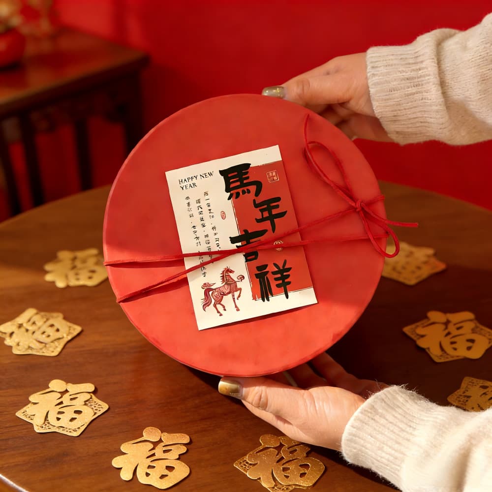 Round Paper Box, Kraft Paper Box, Gift Box, Round Cake Box, Dragon Boat Festival Zongzi Gift Box, Dragon Boat Festival Gift Box