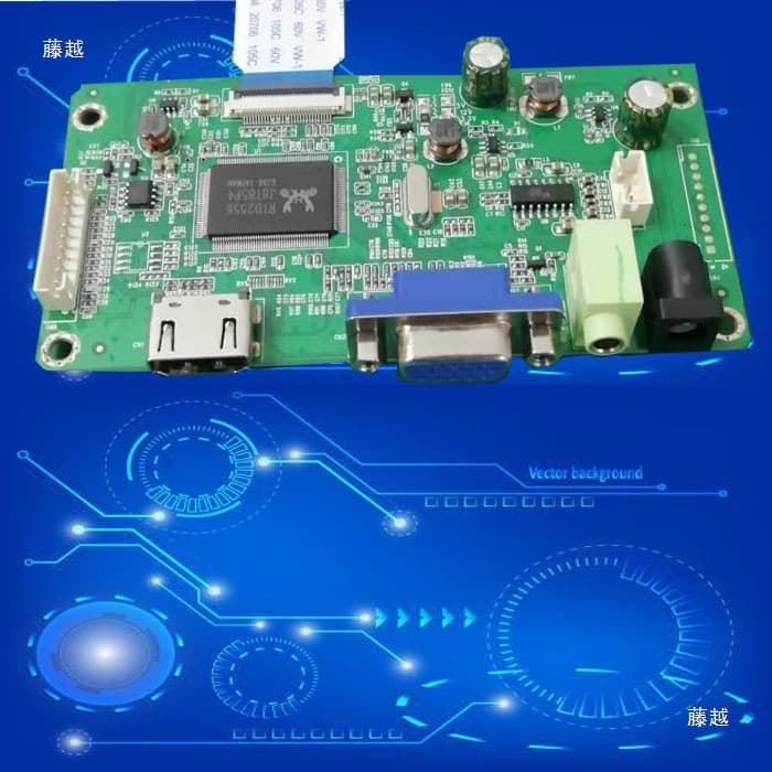 Laptop Screen DIY Portable LCD Monitor Driver Board Shell Kit Extended Split Screen Secondary Display