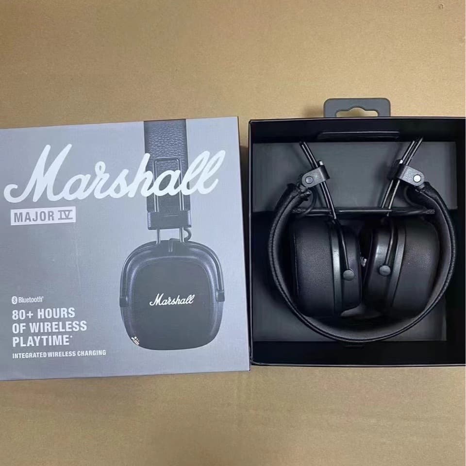 Suitable for MARSHALL MAJOR IV 4th generation head-mounted wireless Bluetooth headset with heavy bass
