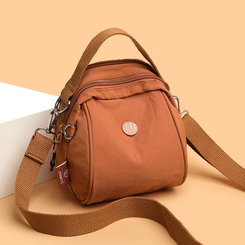 Canvas bag for women, fashionable popular shell crossbody bag, versatile Oxford cloth texture hand-carrying shoulder bag, casual bag for women