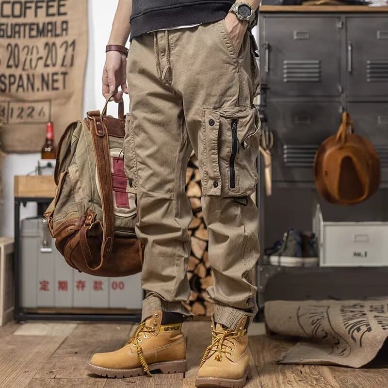American paratrooper casual workwear pants for men in autumn and winter new functional urban outdoor commuting high street casual pants