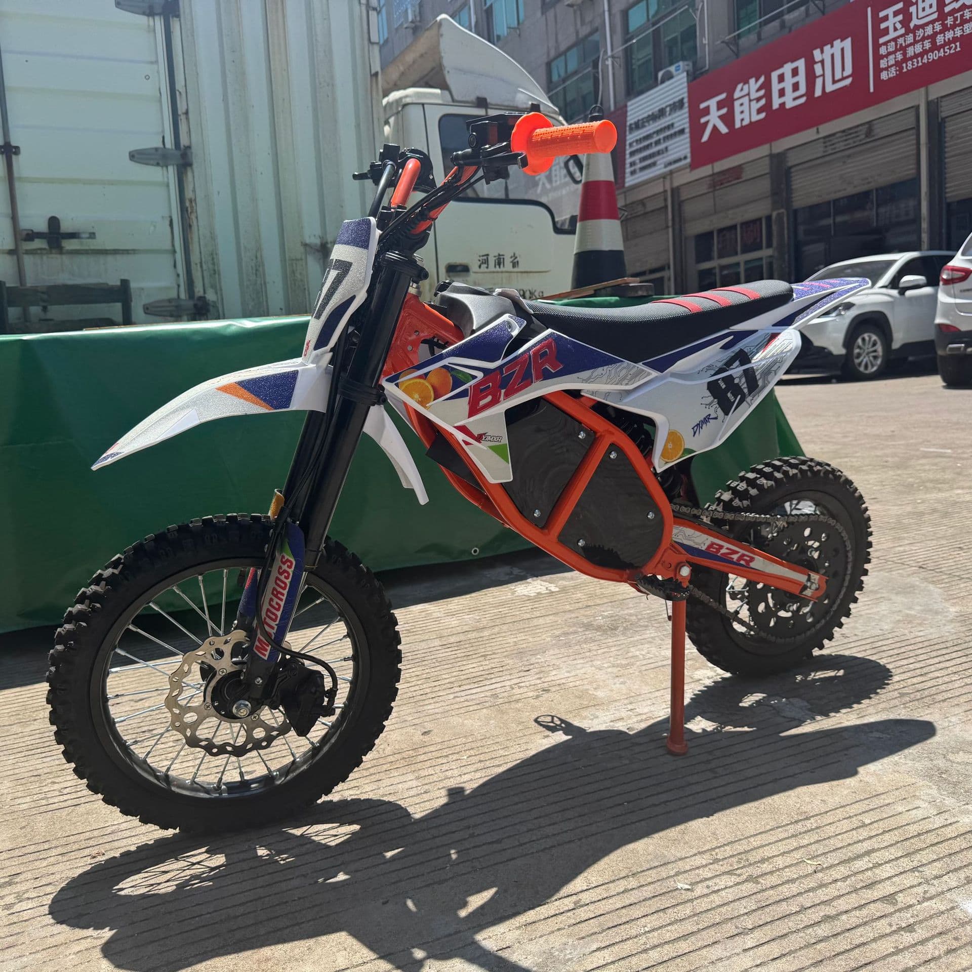 48V/1000W High-Power Electric Off-Road Motorcycle for Adults and Kids