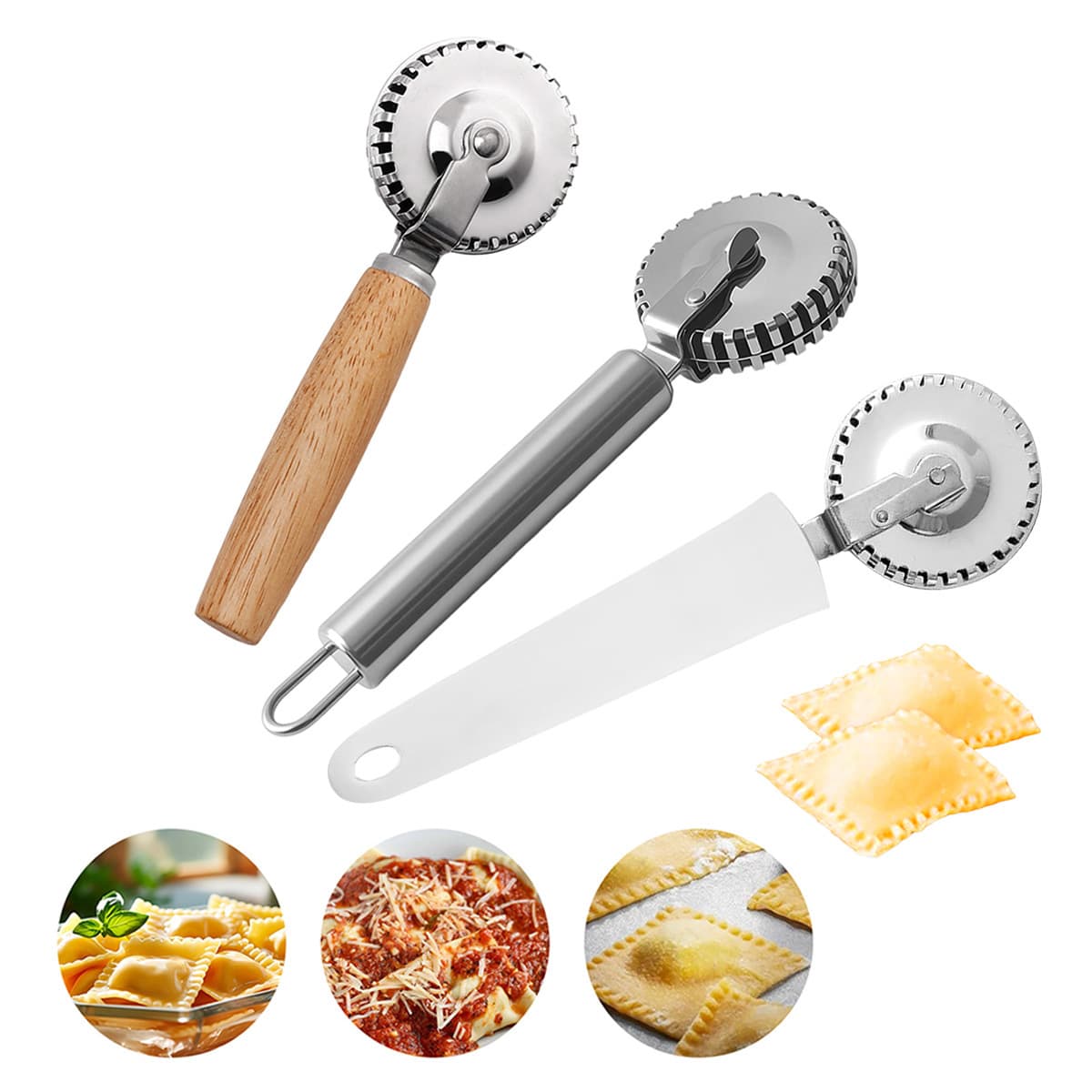 European-Style Cookie Roller Cutter, Lace Edge Cutter, Rolling Knife Mold, Cutting Knife, Baking Special Tool, Pizza Knife