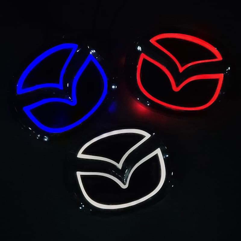5D Emblem Light for Mazda Car Emblem Glowing Mazda6 MAZDA6 LED Emblem Light
