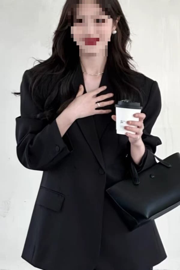 Black Suit, Women's Spring New Style, Korean Slim Waist, Commuting Professional Blazer, Formal Wear