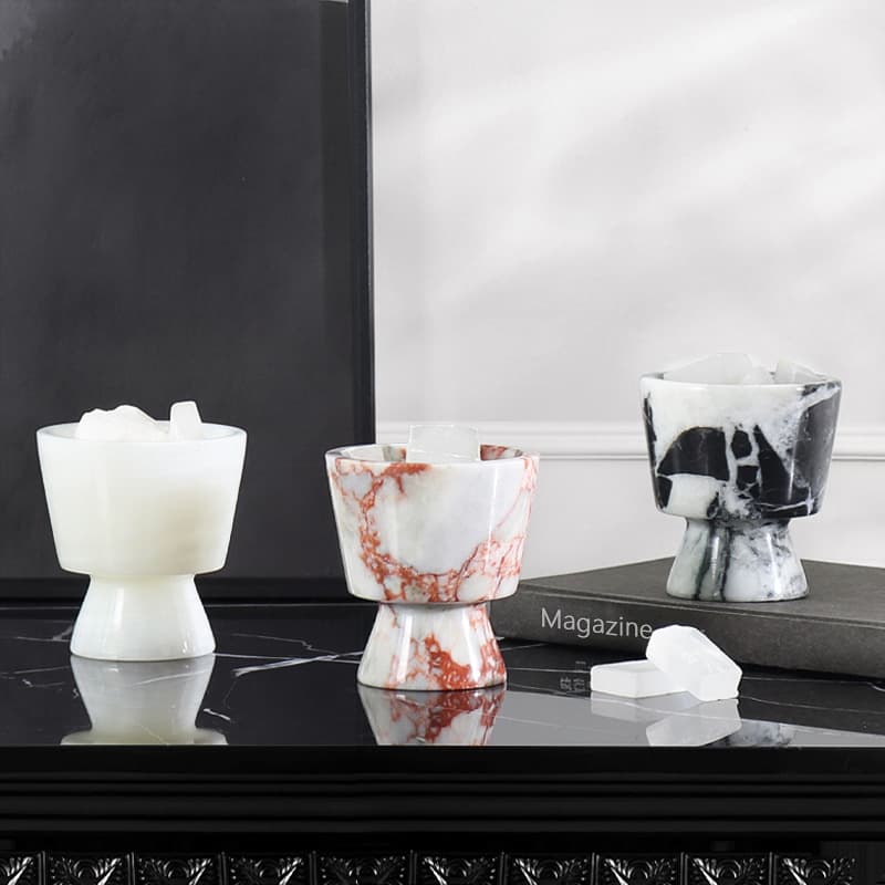 European light luxury wabi-sabi style marble aromatherapy ornaments bedroom restaurant model room soft decoration home accessories