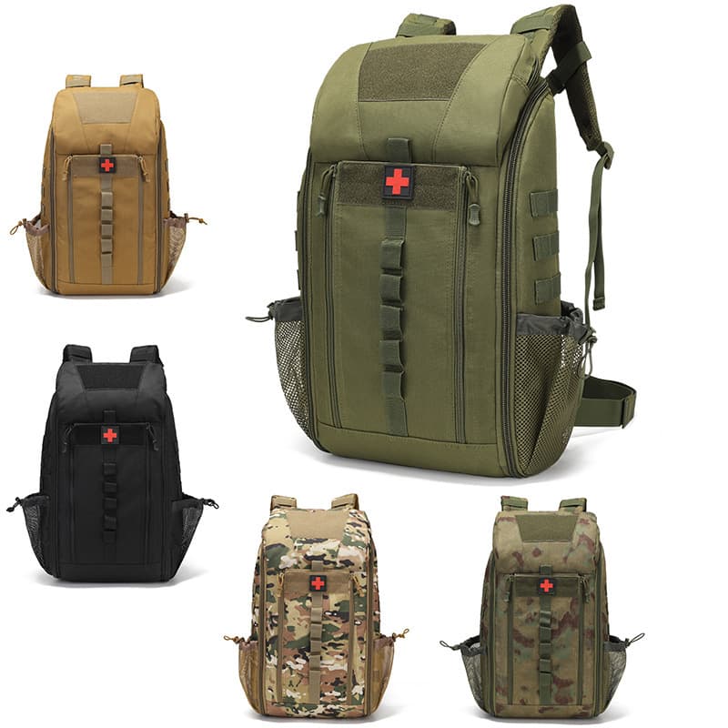 Amazon Tactical Medical Backpack Outdoor First Aid Kit Multifunctional Mountaineering Emergency Bag Camouflage Waterproof Backpack