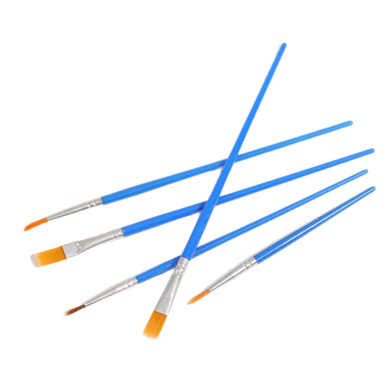 Fengchi Nylon Paintbrush Flat Brush for Digital Oil Painting Art Painting Plaster Doll Pigment Brush Fine Tip Watercolor Brush