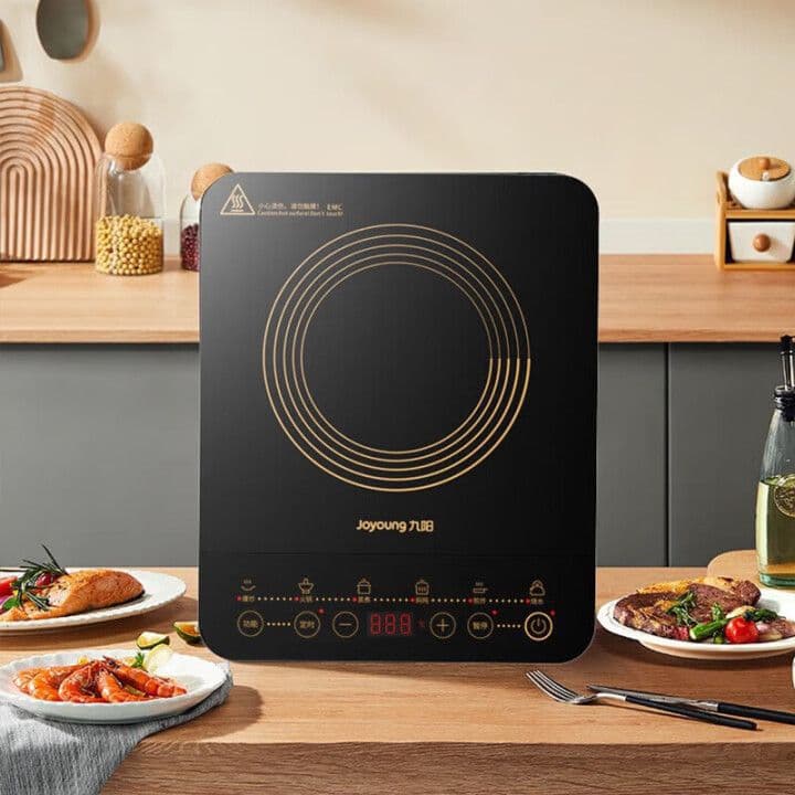 Joyoung Induction Cooker 2200W, Household Touch Control Buttons, Durable Panel, Ten Power Levels C22S-N2130
