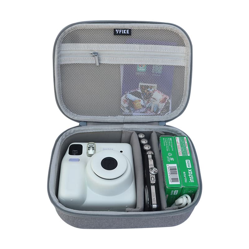 Universal camera case for Fujifilm Instant Cameras: Minise, Mini11, Mini99, and Minievo.