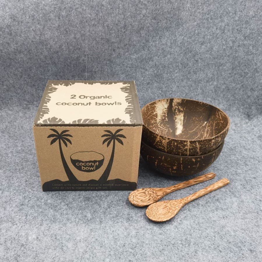 Coconut Shell Bowl, Aged Coconut Shell Bowl, Coconut Shell Bowl, Coconut Shell Tableware, Rice Bowl, Dessert Container, Fruit Salad Bowl, Wholesale