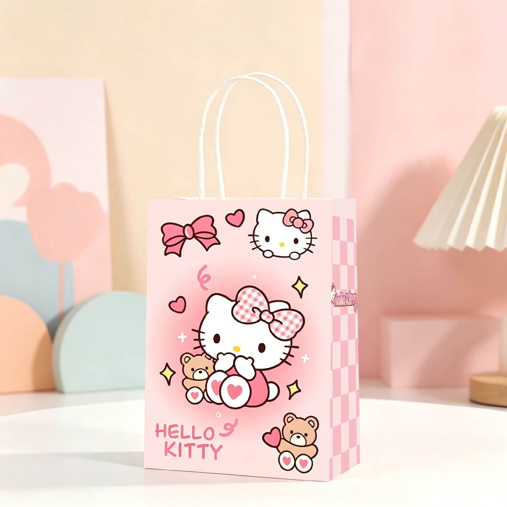 Hello Kitty Tote Bag, Crayon Shin-chan Gift Bag, Kindergarten Graduation Children's Birthday Gift Wrapping Bag