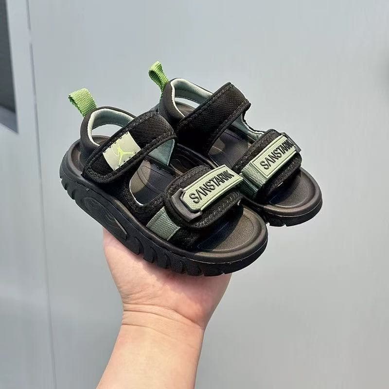 Boys' Sandals 2026 New Summer Kids Sports Sandals Soft Sole Beach Shoes for Boys