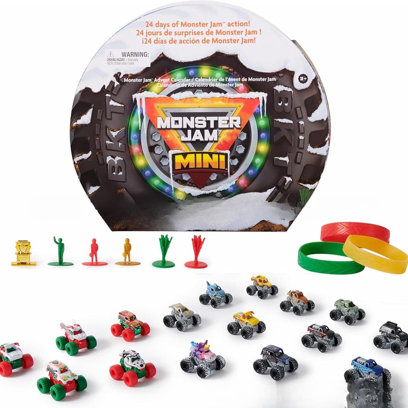 Monster Jam Mini Holiday Advent Calendar Blind Box Mini Racing Cars