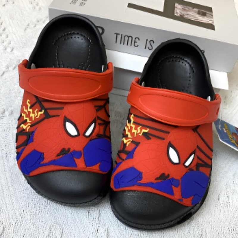 Collaboration Spider-Man Children's Clogs, Captain America Sandals, 95 Car Slippers, Factory Wholesale with Discount