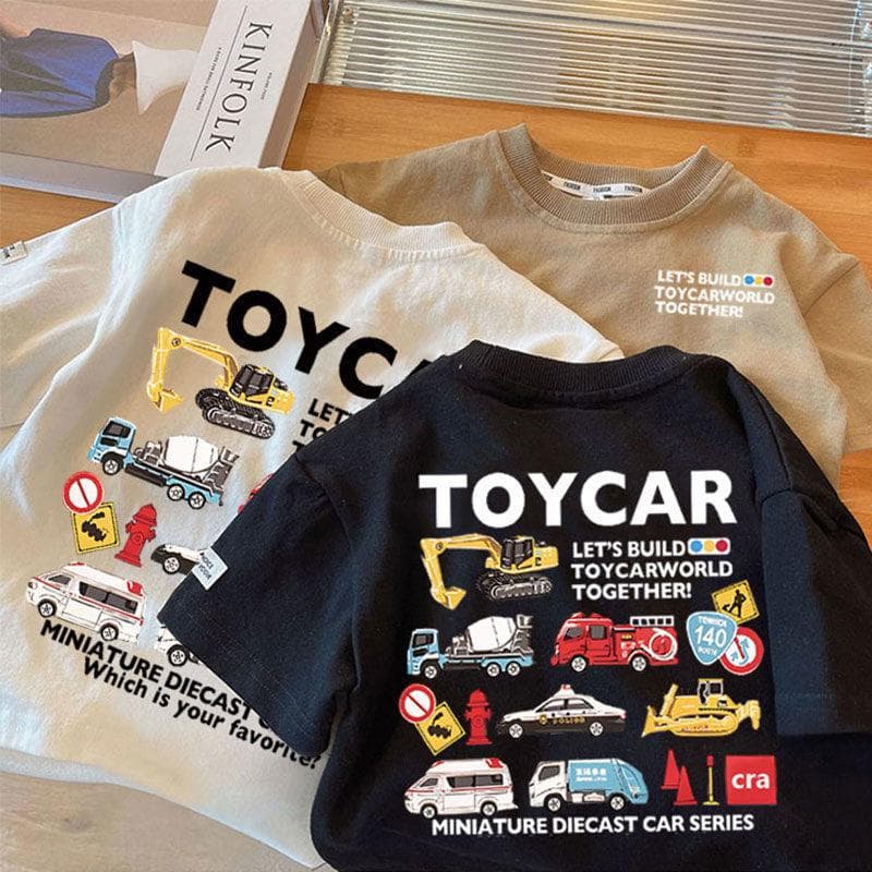 Pure Cotton Summer Children's T-Shirt Short Sleeve Loose Fit round Neck Baby Clothing Boys Girls Kids Casual Wear Soft Hand Feel