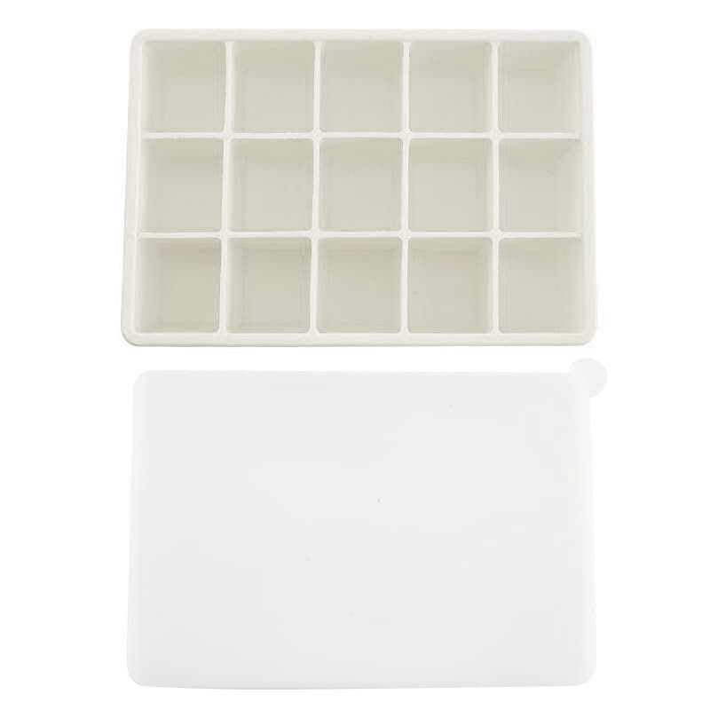 Large Ice Cube Mold, Food-Grade Soft Silicone Ice Tray, Square Ice Maker for Home Use, Freeze Ice Cubes, Baby Food Storage Container