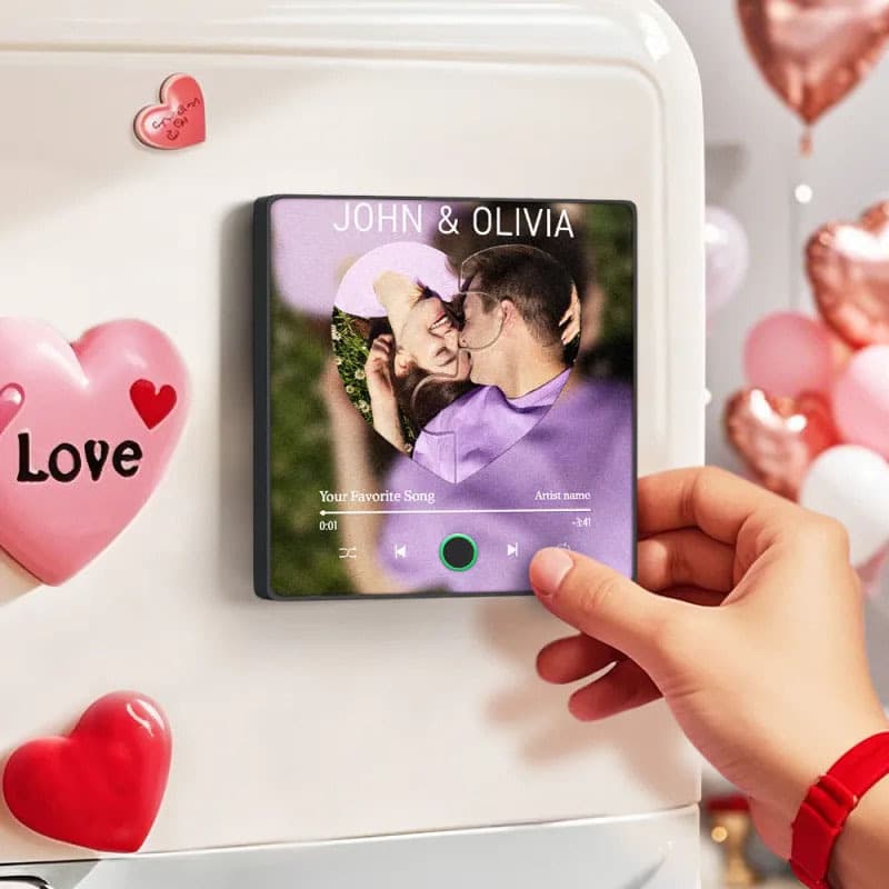 New Acrylic Picture Music Player for Independent Website, Cherish Beautiful Moments