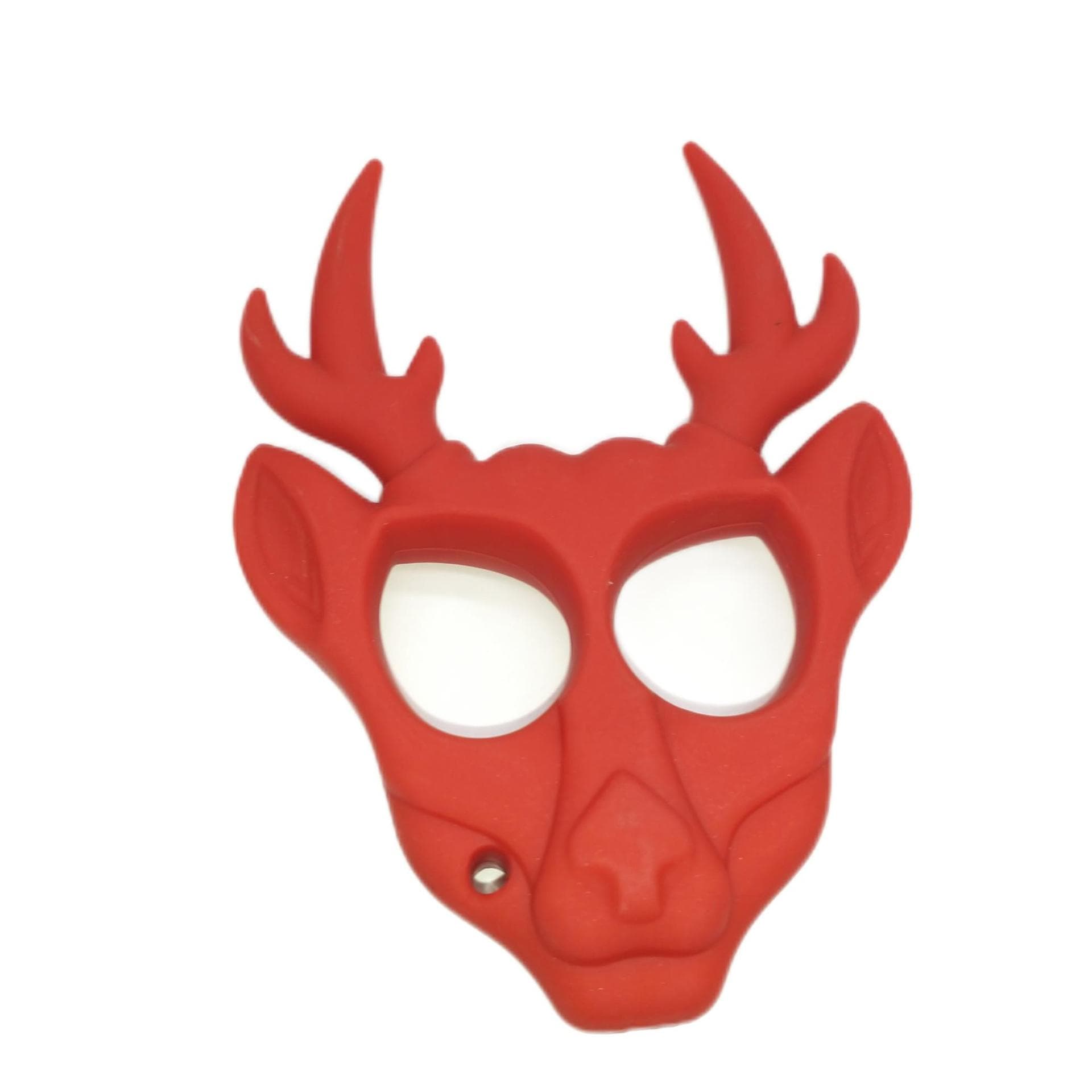 Deer Head Knuckle Keychain Self-Defense Tool for Women, Novel Design, In Stock and Ready to Ship