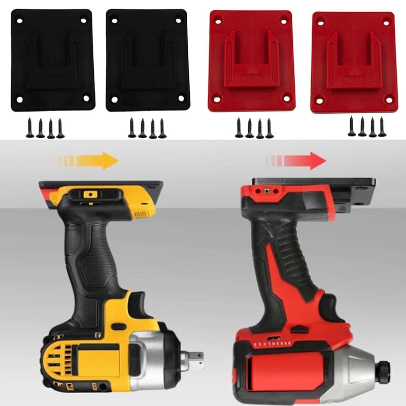 Dewalt20V Drilling Tool Holder Milwaukee M18 Wall Mount Bracket Base Hook Suspension Bracket