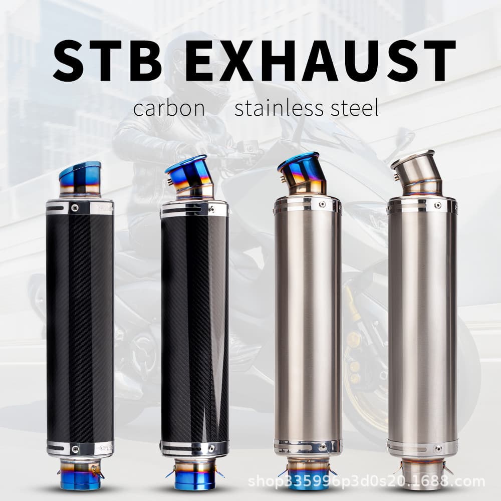 Motorcycle modified exhaust pipe Z900 R3 CBR650 S1000RR STB stainless steel universal tail section