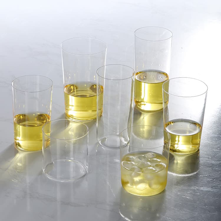 Japanese-style Kimura Haibo cup long drinking cup Colin cup crystal glass ultra-thin whiskey cup bar special mixing cup