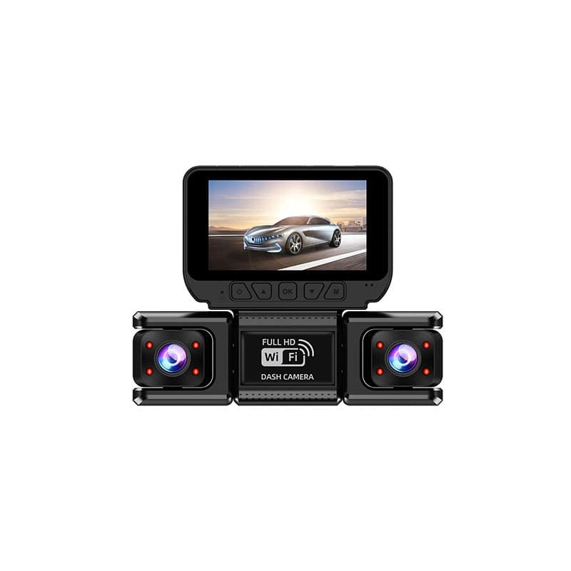 4-Lens Dash Cam HD 1080P Front Rear Left Right Recording Reverse Image Parking Monitoring Car DVR