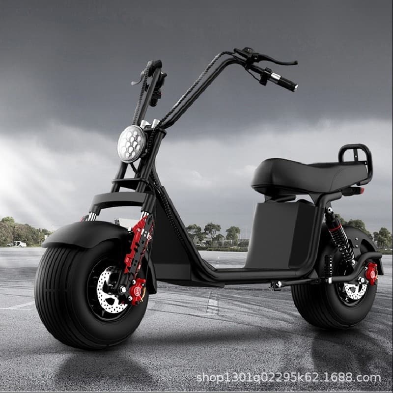 X20 2000W Harley electric vehicle scooter recreational vehicle two-wheel wide tire electric scooter lithium battery can be EEC