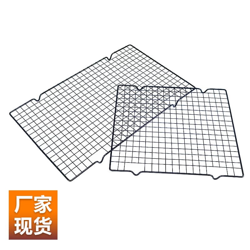Black Baking Tools Cake Cooling Rack Cookie Drying Net Non-stick Bread Cooling Net Cake Stand