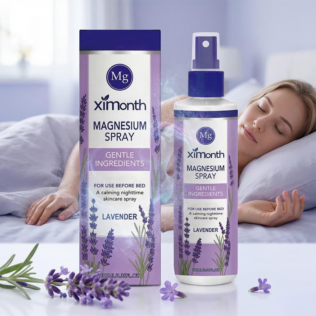 XIMONTH Sleep Magnesium Spray Gentle Ingredients for Nighttime Comfort Daily Convenient Personal Care
