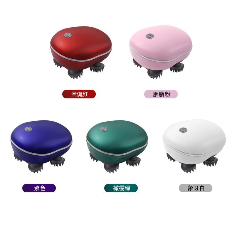 Cross-border Hot Selling Electric Head Massager with Red Light Therapy Octopus Smart Head Massager