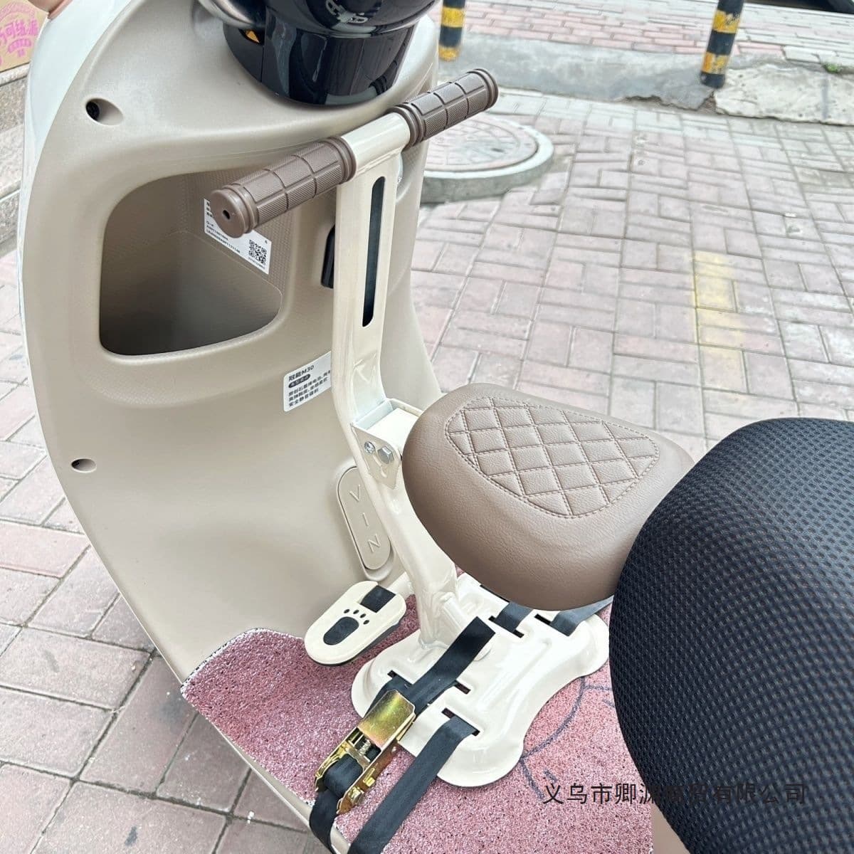 Electric scooter child seat front-mounted universal baby Aima Tailg battery-powered vehicle safety seat foldable child cotton